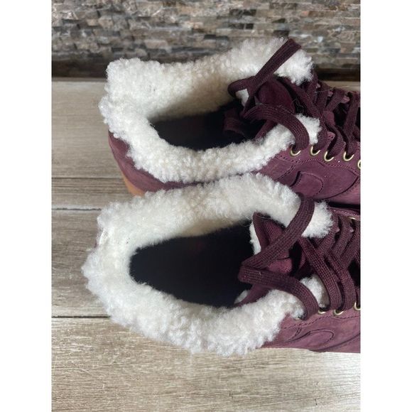 Nike Air Force 1 PRM Winter Maroon and Gum Shoes mens Size 11.5 AV2874-600
